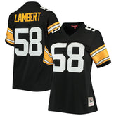 Jack Lambert Pittsburgh Steelers Women's Legacy Replica Player Jersey - Black on sale