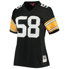 Jack Lambert Pittsburgh Steelers Women's Legacy Replica Player Jersey - Black on sale