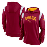 Washington Commanders Women's Sideline Stack Performance Pullover Hoodie - Burgundy | Nike sale