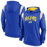 Los Angeles Rams Women's Sideline Stack Performance Pullover Hoodie - Royal | Nike outlet
