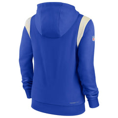 Los Angeles Rams Women's Sideline Stack Performance Pullover Hoodie - Royal | Nike outlet