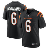 Jake Browning Cincinnati Bengals Game Jersey - Black | Nike on sale