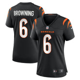 Jake Browning Cincinnati Bengals Women's Game Jersey - Black | Nike for sale