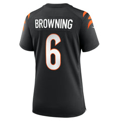Jake Browning Cincinnati Bengals Women's Game Jersey - Black | Nike for sale