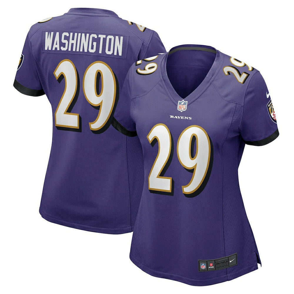 Ar'Darius Washington Baltimore Ravens Women's Player Game Jersey - Purple | Nike discount