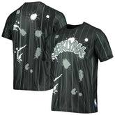 Brooklyn Nets FISLL Striped Splatter T-Shirt - Black sale