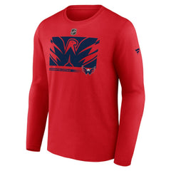 Washington Capitals Fanatics Authentic Pro Core Collection Secondary Long Sleeve T-Shirt Red