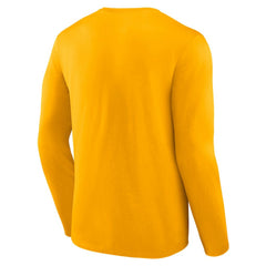 Pittsburgh Penguins Fanatics Authentic Pro Core Collection Secondary Long Sleeve T-Shirt Gold