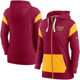 Washington Commanders Women's Monaco Lightweight Full-Zip Hoodie - Burgundy/Gold | Nike online