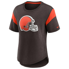 Cleveland Browns Women's Primary Logo Fashion Top - Brown | Nike for sale