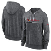 Arizona Cardinals Women's Team Spirit Gym Vintage Lightweight Hoodie Top - Heather Charcoal | Nike for sale
