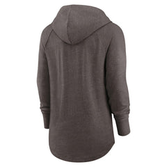 Cleveland Browns Women's Minimal Statement Lightweight Raglan Funnel Neck Pullover Hoodie - Brown | Nike sale