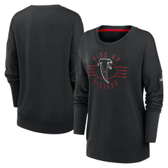 Atlanta Falcons Women's Rewind Playback Icon Performance Pullover Sweatshirt - Black | Nike discount