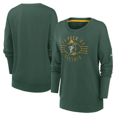 Green Bay Packers Women's Rewind Playback Icon Performance Pullover Sweatshirt - Green | Nike online