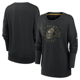 New Orleans Saints Women's Rewind Playback Icon Performance Pullover Sweatshirt - Black | Nike discount