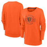 Chicago Bears Women's Rewind Playback Icon Performance Pullover Sweatshirt - Orange | Nike online