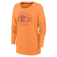 Tampa Bay Buccaneers Women's Rewind Playback Icon Performance Pullover Sweatshirt - Orange | Nike cheap