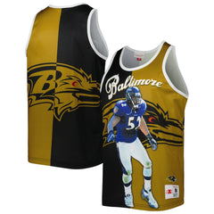 Ray Lewis Baltimore Ravens Retired Player Graphic Tank Top - Black/Gold cheap