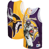 Randy Moss Minnesota Vikings Retired Player Graphic Tank Top - Purple/Gold online