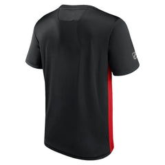 Detroit Red Wings Fanatics Authentic Pro Rink Tech T-Shirt Black/Red