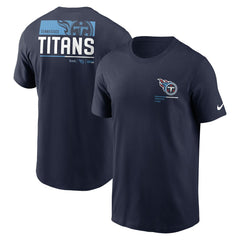 Tennessee Titans Team Incline T-Shirt - Navy | Nike outlet