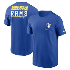 Los Angeles Rams Team Incline T-Shirt - Royal | Nike discount