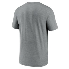 Las Vegas Raiders Horizontal Lockup Legend Performance T-Shirt - Heather Charcoal | Nike cheap
