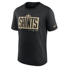 New Orleans Saints Exceed Performance T-Shirt - Black | Nike outlet