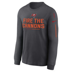 Tampa Bay Buccaneers Team Slogan Long Sleeve T-Shirt - Anthracite | Nike sale