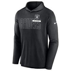 Las Vegas Raiders Lightweight Performance Hooded Long Sleeve T-Shirt - Black | Nike online