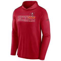 Tampa Bay Buccaneers Lightweight Performance Hooded Long Sleeve T-Shirt - Red | Nike online