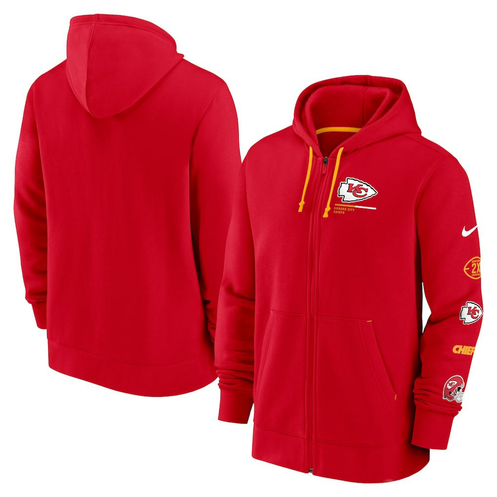Kansas City Chiefs Surrey Full-Zip Hoodie - Red | Nike on sale