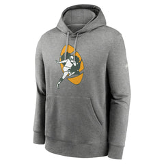 Green Bay Packers Rewind Club Fleece Pullover Hoodie - Heathered Gray | Nike sale
