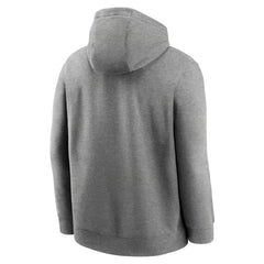 New York Jets Rewind Club Fleece Pullover Hoodie - Heathered Gray | Nike for sale