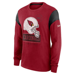Arizona Cardinals Rewind Playback Helmet Long Sleeve T-Shirt - Cardinal | Nike online