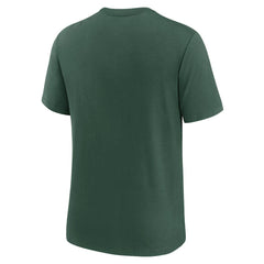 Green Bay Packers Rewind Playback Logo Tri-Blend T-Shirt - Green | Nike sale