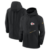 Kansas City Chiefs Spacer Raglan Performance Full-Zip Hoodie - Black | Nike outlet