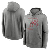 Tampa Bay Buccaneers City Code Club Fleece Pullover Hoodie - Heathered Gray | Nike discount