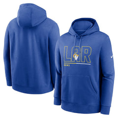 Los Angeles Rams City Code Club Fleece Pullover Hoodie - Royal | Nike discount