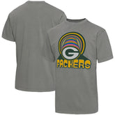 Green Bay Packers Junk Food Wonderland Infinity Vibe T-Shirt - Graphite cheap