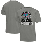 Las Vegas Raiders Junk Food Wonderland Infinity Vibe T-Shirt - Graphite cheap