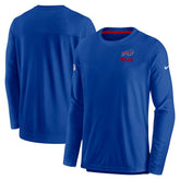 Buffalo Bills Sideline Lockup Performance Pullover Sweatshirt - Royal | Nike on sale