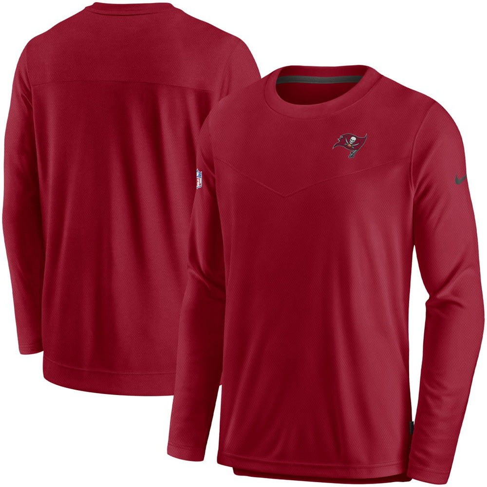 Tampa Bay Buccaneers Sideline Lockup Performance Pullover Sweatshirt - Red | Nike discount