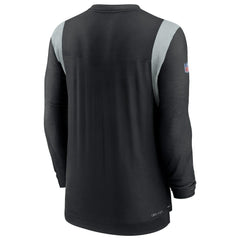 Las Vegas Raiders Sideline Tonal Logo Performance Player Long Sleeve T-Shirt - Black | Nike on sale