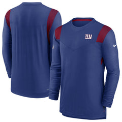 New York Giants Sideline Tonal Logo Performance Player Long Sleeve T-Shirt - Royal | Nike for sale