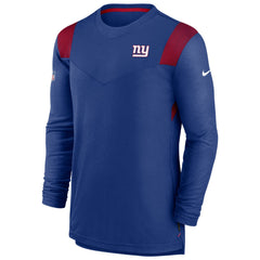 New York Giants Sideline Tonal Logo Performance Player Long Sleeve T-Shirt - Royal | Nike for sale