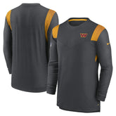 Washington Commanders Sideline Tonal Logo Performance Player Long Sleeve T-Shirt - Charcoal | Nike sale