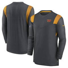 Washington Commanders Sideline Tonal Logo Performance Player Long Sleeve T-Shirt - Charcoal | Nike sale