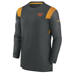 Washington Commanders Sideline Tonal Logo Performance Player Long Sleeve T-Shirt - Charcoal | Nike sale