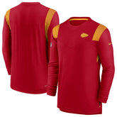 Kansas City Chiefs Sideline Tonal Logo Performance Player Long Sleeve T-Shirt - Red | Nike outlet